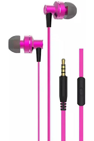 RİVERSONG Ενδοωτικά ακουστικά handsfree με βύσμα 3.5mm, ροζ