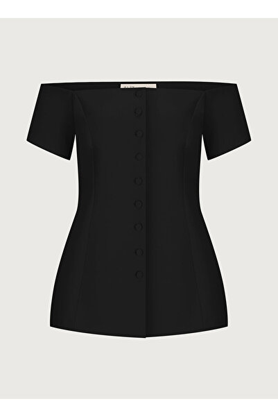 Atelier Aliz Siyah Kadın Bluz ALZ-8442