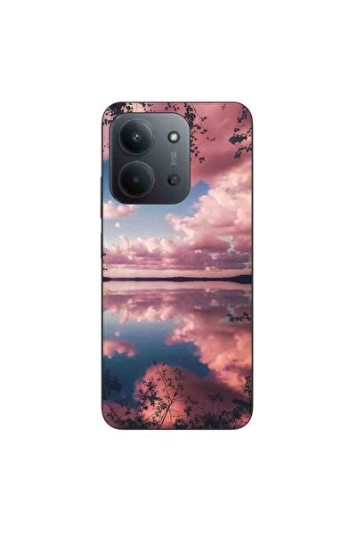 OEM Husa compatibila cu Xiaomi Redmi 15C Silicon Gel Tpu Model Pink Clouds