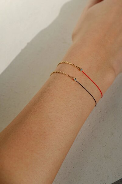 Lisa&Co. Brățară Argint Half Thread Half Chain Argint placat cu aur galben / ...