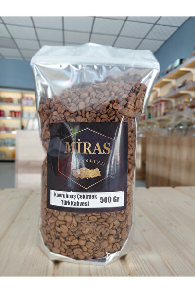Miras Anadoludan Kavrulmuş Türk Kahvesi Çekirdeği 500 Gr – Hafif Kavrum, Öğüt...