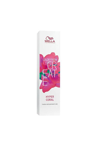 Wella Professionals Vopsea Semipermanenta - Color Fresh Create, Hyper Coral, ...
