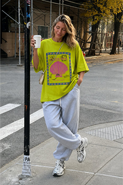 Markazzi Kadın baskılı oversize tshirt