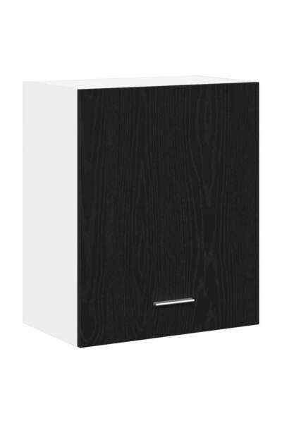vidaxl Riga wall cabinet Black oak 50 x 31 x 60 cm Composite wood