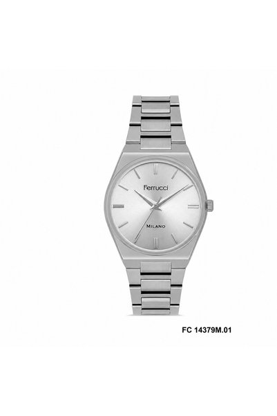 Ferrucci Silver Dial Silver Color Metal Cord Women Wrist Watch