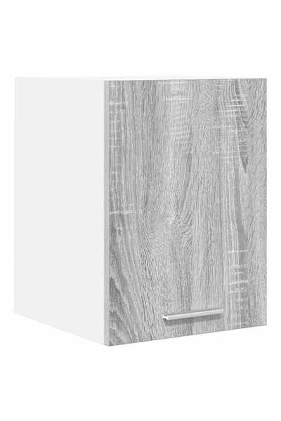 vidaxl Wall cabinet Sonoma Grey and White 30 x 31 x 40 cm Composite wood