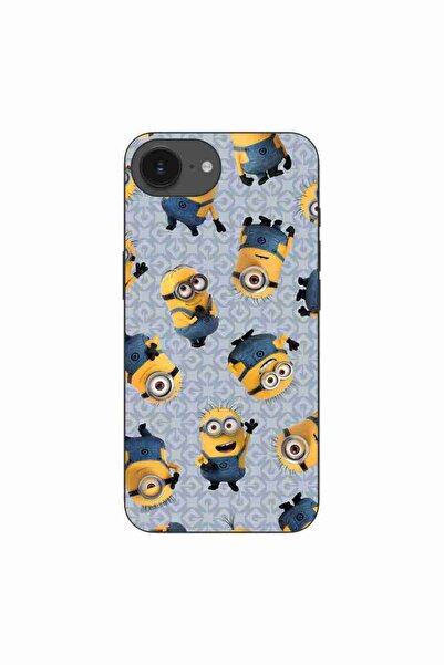 OEM Husa compatibila cu Apple iPhone 16e Silicon Gel Tpu Model Pattern Minioni