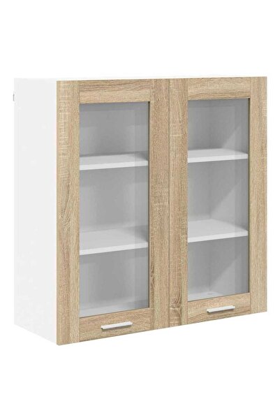 vidaxl Wall cabinet Sonoma Oak 80 x 31 x 80 cm Composite wood