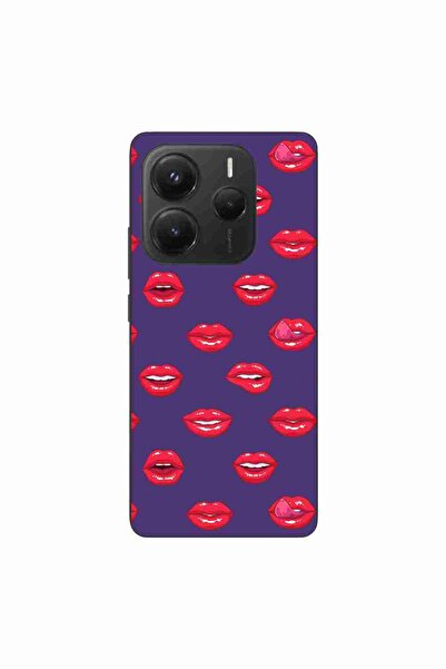 OEM Husa compatibila cu Xiaomi Redmi Note 14 5G Silicon Gel Tpu Model Buze Pa...