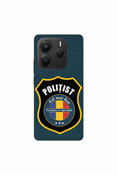 OEM Калъф, съвместим с Xiaomi Redmi Note 14 5G, силиконов гел TPU, с полицейс...
