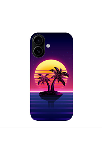 Other Apple Iphone 16 plus Moon and Palmie Transparent Silicone TPU Θήκη