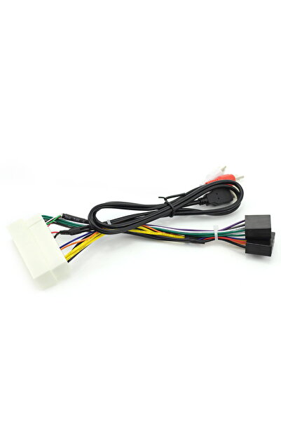 Generic Cablu Adaptor ISO / HYUNDAI 2017+ / KIA 2017+ (AUX+USB)