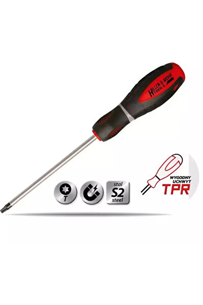 DEDRA EXIM Screwed Torx T15x100mm, S2 steel, 3-material handle