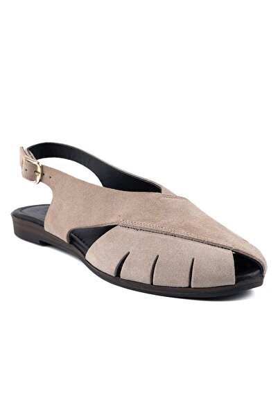 Beety 919 26YS Γυναικεία Καθημερινά Σανδάλια Mink Suede