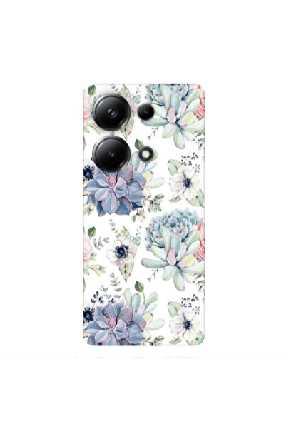Other Xiaomi Poco M6 Pro 4G Flower 56 Transparent Silicone TPU Θήκη