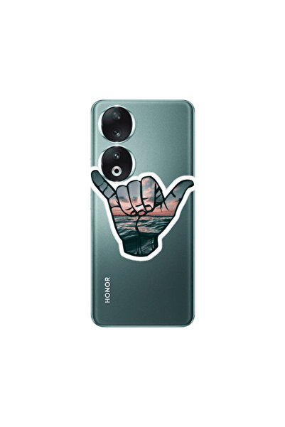Other Honor 90 5G Hand Transparent Silicone TPU Θήκη