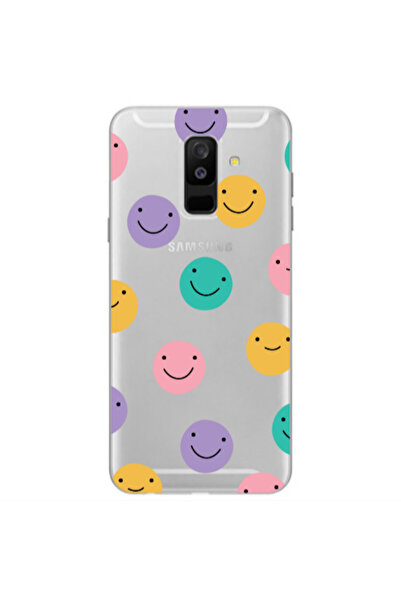 Other Samsung A6 Plus Colorful smiles Transparent Silicone TPU Θήκη