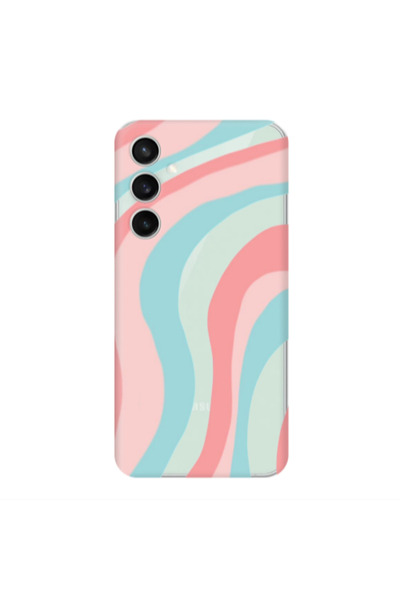 Other Samsung S24 Plus Colored lines Transparent Silicone TPU Θήκη
