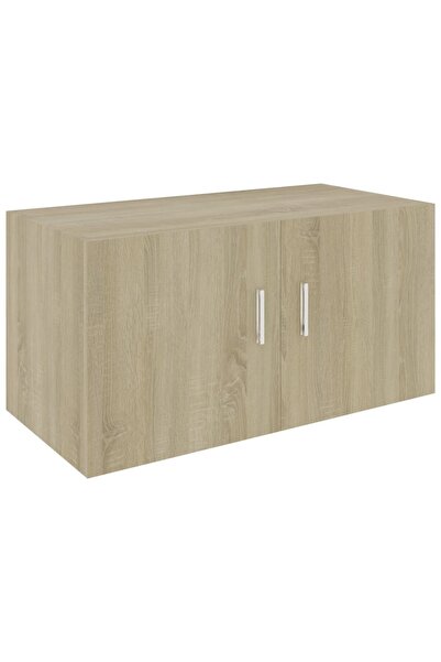 vidaxl Dulap montat pe perete stejar Sonoma 80x39x40cm lemn prelucrat
