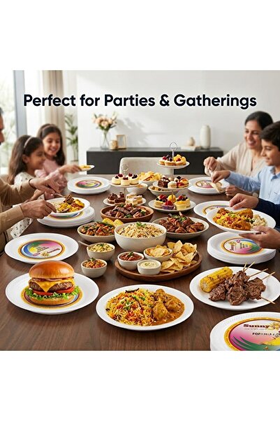 Sunny Your Bright choice Sunny Disposable Foam Plates 10 Inch – 50 Pack