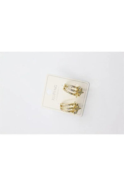 Marsilyan Nvdn- Ieg - 3-Piece Hoop Earrings - Gold Iegrs-Nvdn1