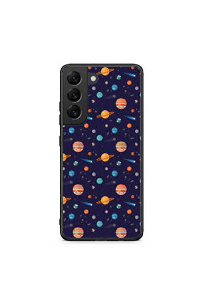Other Samsung S22 Plus Planets Black Glossy Θήκη
