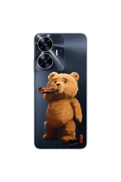 Other Realme Note 50 Beer Time Transparent Silicone TPU Θήκη