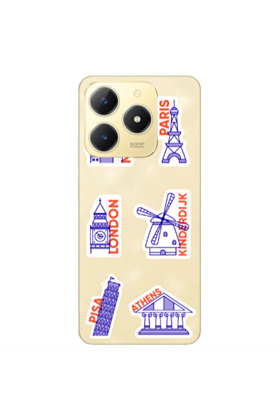 Other Realme C61 Pisa Athens Transparent Silicone TPU Θήκη