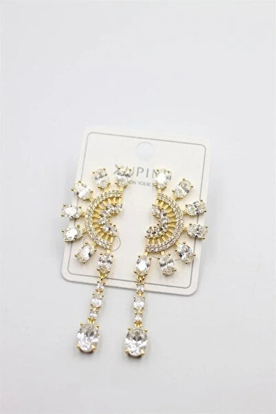 Marsilyan Nvdn- Ieg - Stone Earrings - Gold Iegrs-Nvdn1