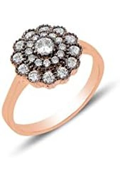 Yıldızan Terra Organik Silver Silver Ring with Diamond Moissanite 20 Terra Or...