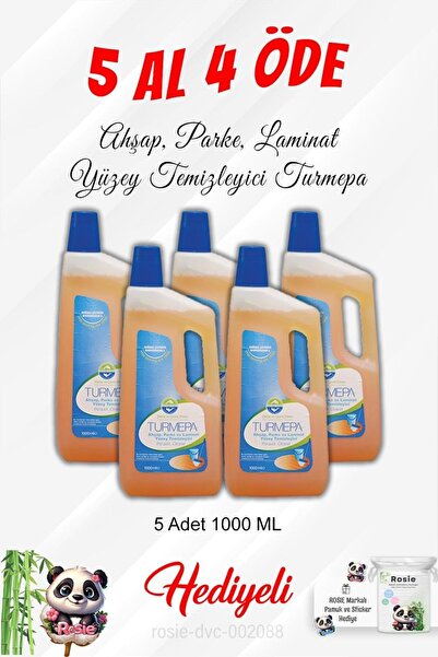 Yıldızan Madinka Ahşap, Parke, Laminat Temizleyici 5 Al 4 Öde 1000 ML ve Rosi...