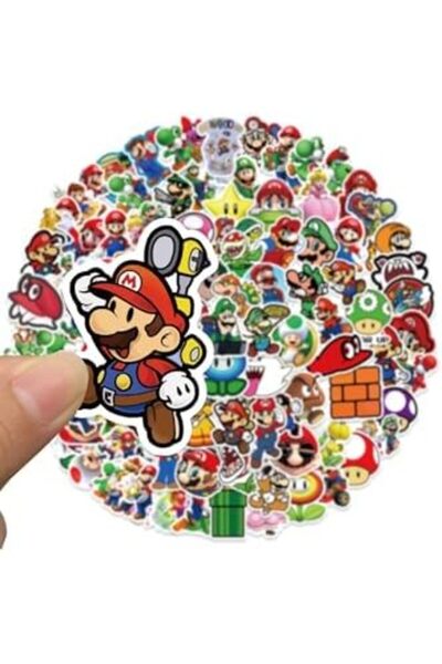 Yıldızan Terra Organik Super Mario Notebook Water Bottle Laptop Notebook Tabl...