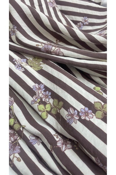 LUSSAMODA Patterned Premium Modal Cupro Fabric Silky Soft Flowing Dress, Skir...