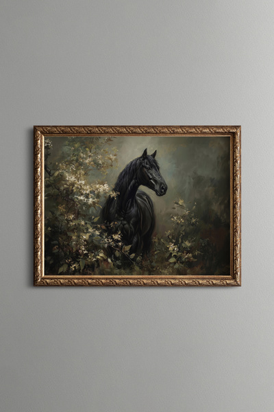 epiqart أسيل بلاك آت - إطار منقوش بتصميم عتيق - موديل نحيف