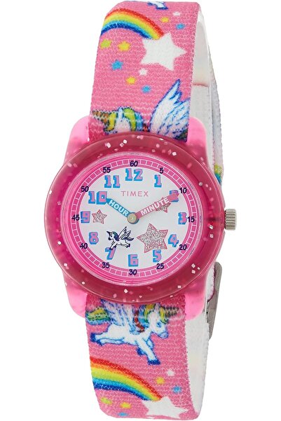 Timex Kids' Analog Watch with 28mm Elastic Fabric Strap
