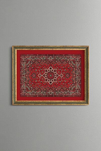 epiqart Red Carpet Pattern - Vintage Patterned Frame - Slim Model
