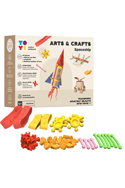 Toyi Arts Crafts Uzay Araçları - STEM Seti ve Yaratıcı Yapı Oyuncakları