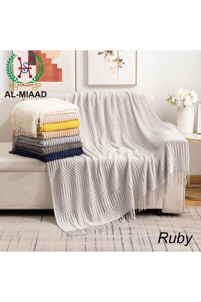 ALMIAAD رمية كنب نيمي - 120*170
