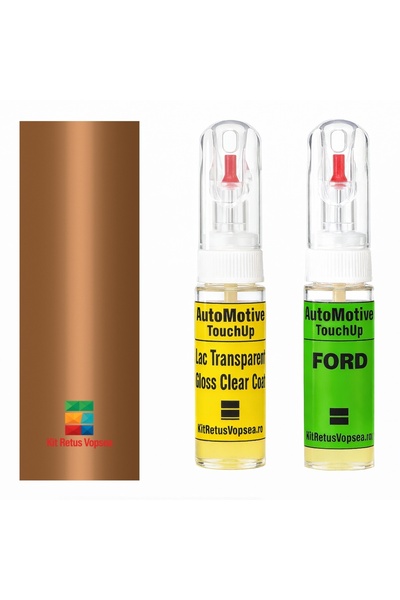 YLKRS AUTOMOTIVE Κιτ επιδιόρθωσης βαφής Ford Granada FRD9124 (Byzant.Gold), 4...