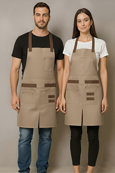 İŞ MARKETİM Barista Servis ve Garson Önlüğü Çok Cepli