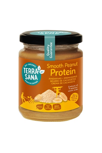 Terrasana Unt de arahide cu proteine fine și proteine adăugate 250 g