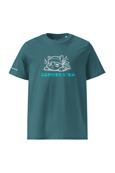 corporatristi Tricou amuzant pentru programatori, unisex, "Deprecated", Corpo...