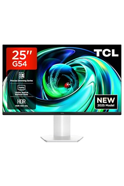 TCL Oyun Monitörü 25G54 25″ Mini LED monitör, Full HD çözünürlük, 144Hz, IPS ...