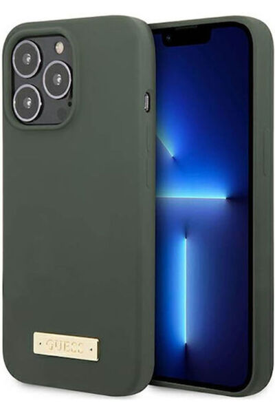 Guess Πίσω Κάλυμμα Σιλικόνης Πράσινο (iPhone 13 Pro) Κωδικός: GUHMP13LSPLA