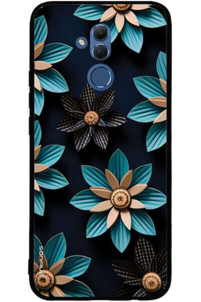 Other Θήκη Sonique Σειράς 3D Λουλουδιών για Huawei Mate 20 Lite Ανοιχτό Μπλε