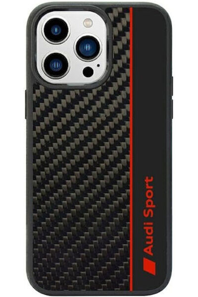 Audi Πίσω Κάλυμμα Πλαστικό Μαύρο (iPhone 14 Pro) Κωδικός: AUS-TPUPCIP14P-R8/D...