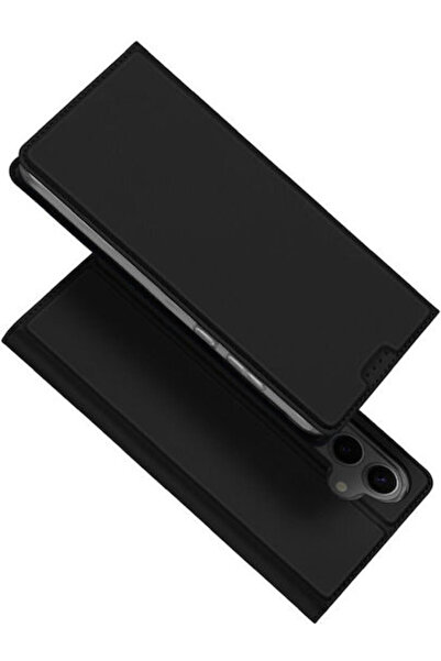 OEM Skin Pro Συνθετικό Δερμάτινο Πορτοφόλι Μαύρο (Galaxy S24 FE)