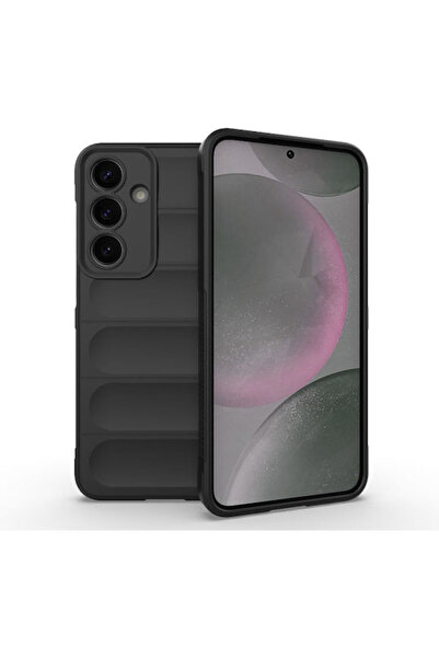 Techsuit Μαγική Πίσω Θήκη Σιλικόνης Μαύρη (Samsung Galaxy S25 Plus - Techsuit)