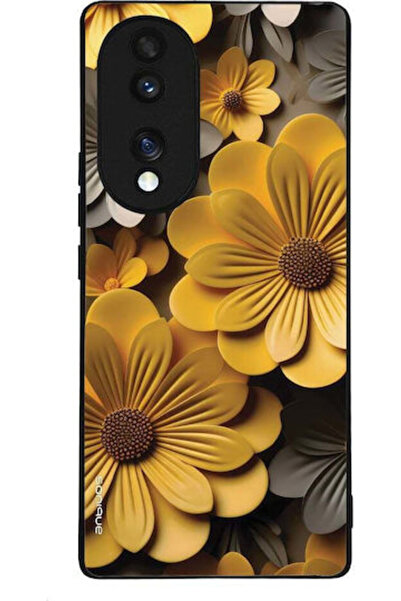 Other Θήκη Sonique Σειράς 3D Λουλουδιών για Honor 70 5G Κίτρινο