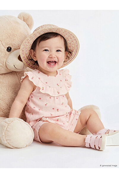 LC Waikiki Floral Baby Girl Set